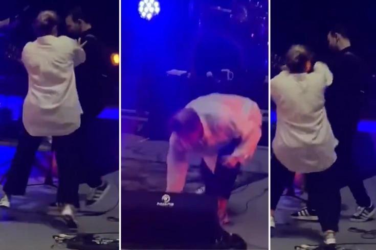Şarkıcı Kalben’den sahnede tuhaf davranış